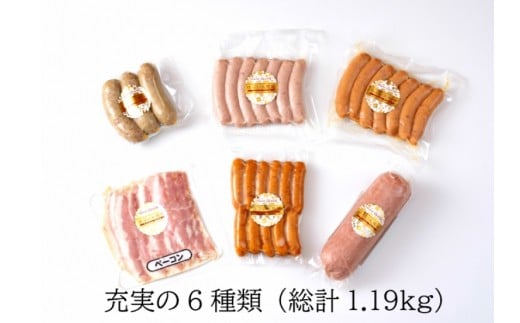 満足の1.14kg!おおいた味力ソーセージセット_1308R