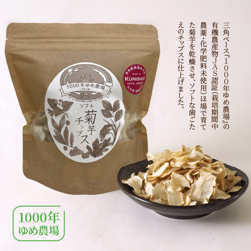 【今だけ増量】そのままでもよし、料理にもよし！ソフト菊芋チップス300g+40g_1935R