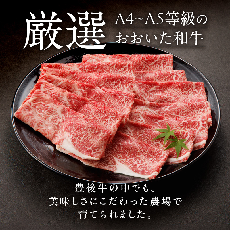 【贈答用】A4～A5等級 おおいた和牛ウデ肉スライス800g（1パック）_2420R