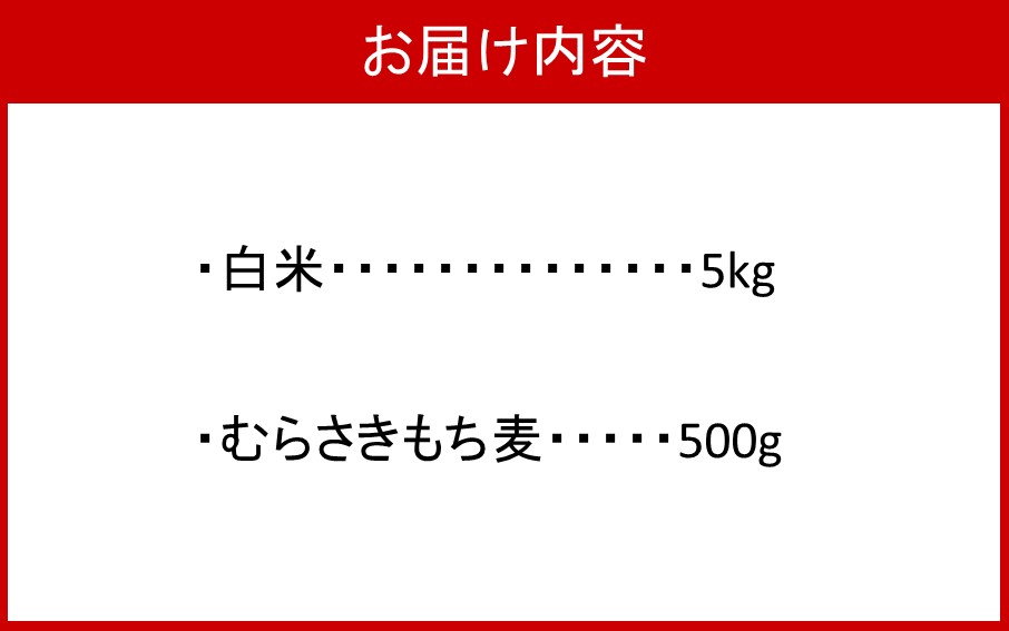 らいむ工房のむらさきもち麦500gと白米5kg_2506R