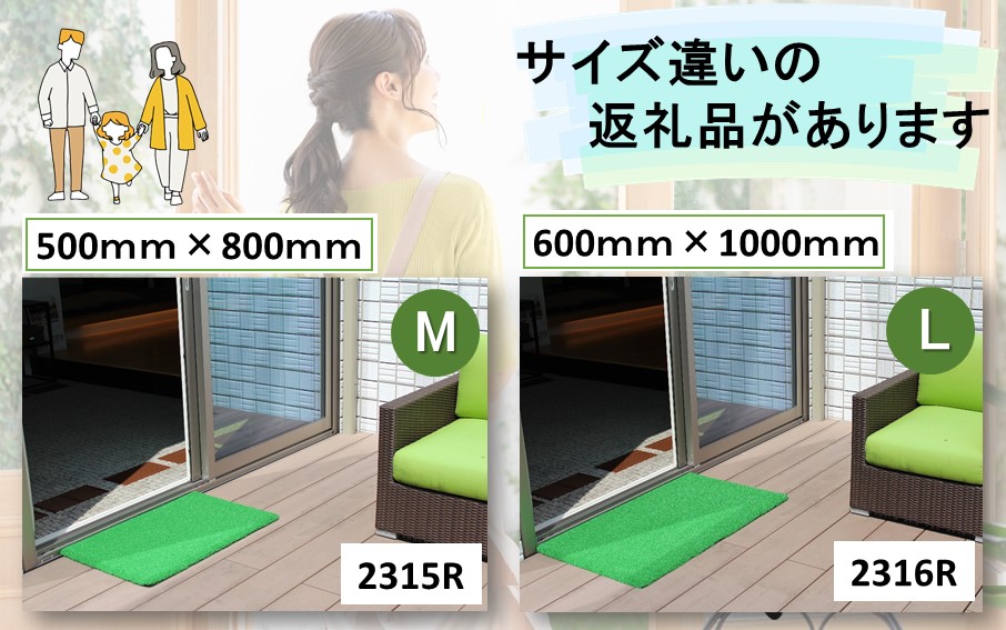 玄関マット 汚れ落とし ハウスデラックスマット カールタイプL 60cm×100cm _2316R