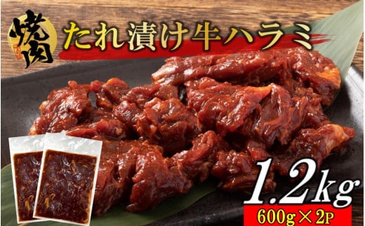 牛ハラミのタレ漬け1.2kg（600g×2P）_2158R