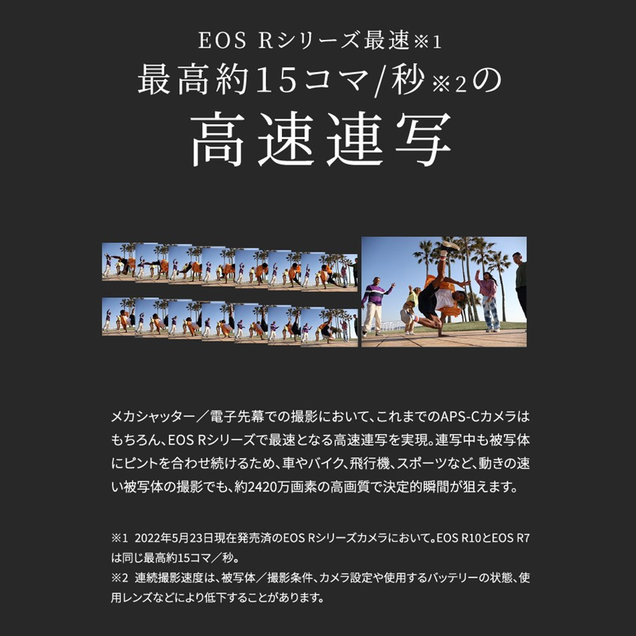 キヤノンミラーレスカメラ EOS R10 レンズキット 18-45ｍｍ_0024C