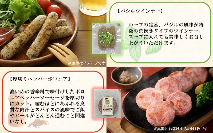 毎日食べても飽きる心配なし！ソーセージ8種類全部盛り_2239R