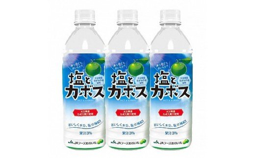 塩とカボス(495ml×24本)【1086654】