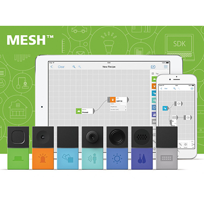 SONYのIoTブロック “MESH” スターターセット(ボタン・LED・動き 3種 ...