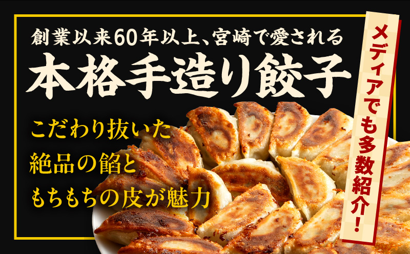 【定期便奇数月】宮崎餃子専門店・黒兵衛・餃子5パック（50個）×隔月6回_M126-T001