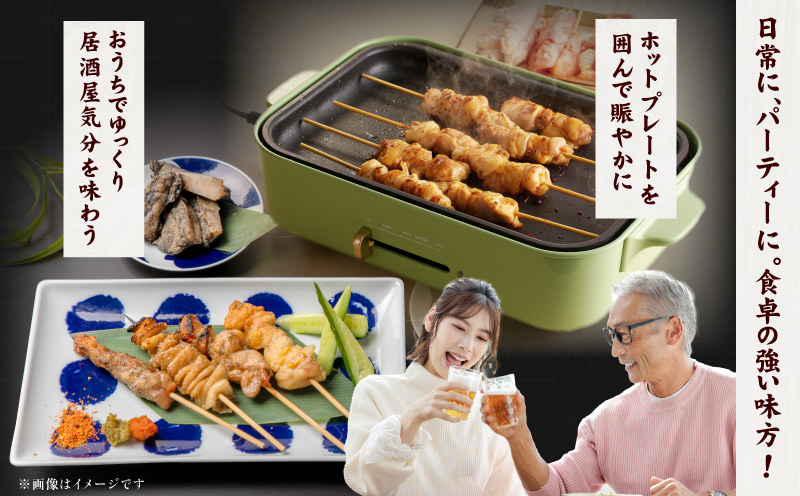 九州産若鶏 焼き鳥5種(40本)バラエティーセット_M146-015