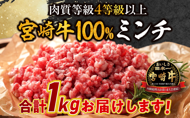 宮崎牛100％ミンチ 1kg_M179-025