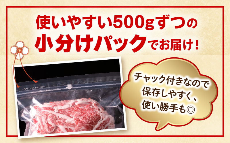 宮崎牛切落し1kg（500g×2パック）_M318-003