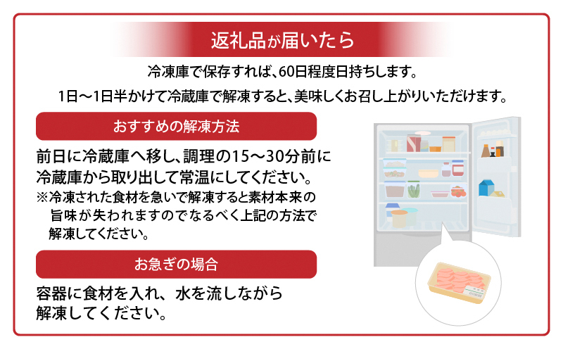 宮崎牛 肩スライス 1kg_M144-011