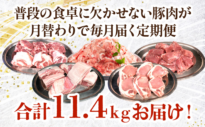 豚肉定期便　5ヶ月_M262-T001