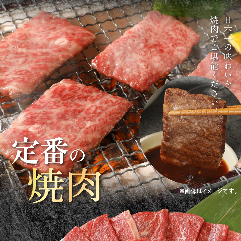 宮崎牛 ウデ モモ バラ 焼肉用 各400g 計1.2kg　N0147‐B814