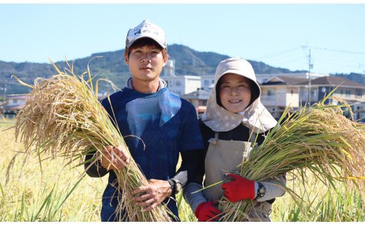 むかばき山カームファームの低農薬米 (玄米) 30kg　C206