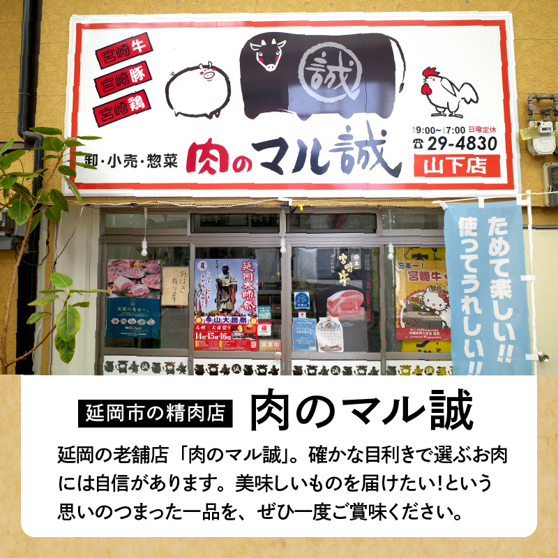 【宮崎産】豚ハラミ・サガリ タレ漬け 500g （3〜5人前）　A069