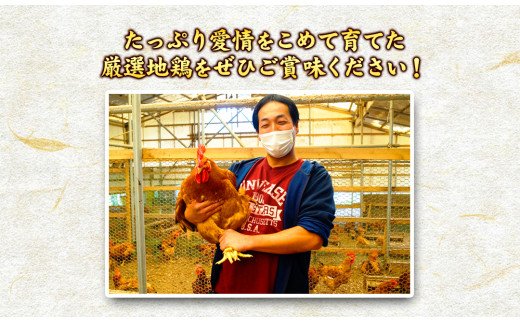 【早日之峰光自然農場】延岡市北方町産の鶏づくし　厳選地鶏の鶏鍋セット　A916