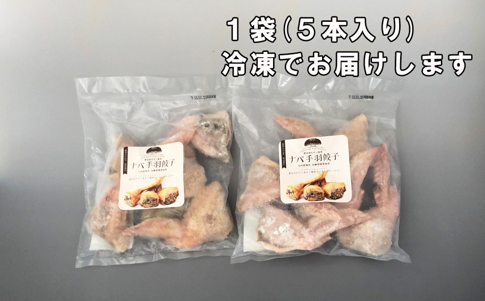 ナバ 手羽 餃子 10本（5本×2袋）