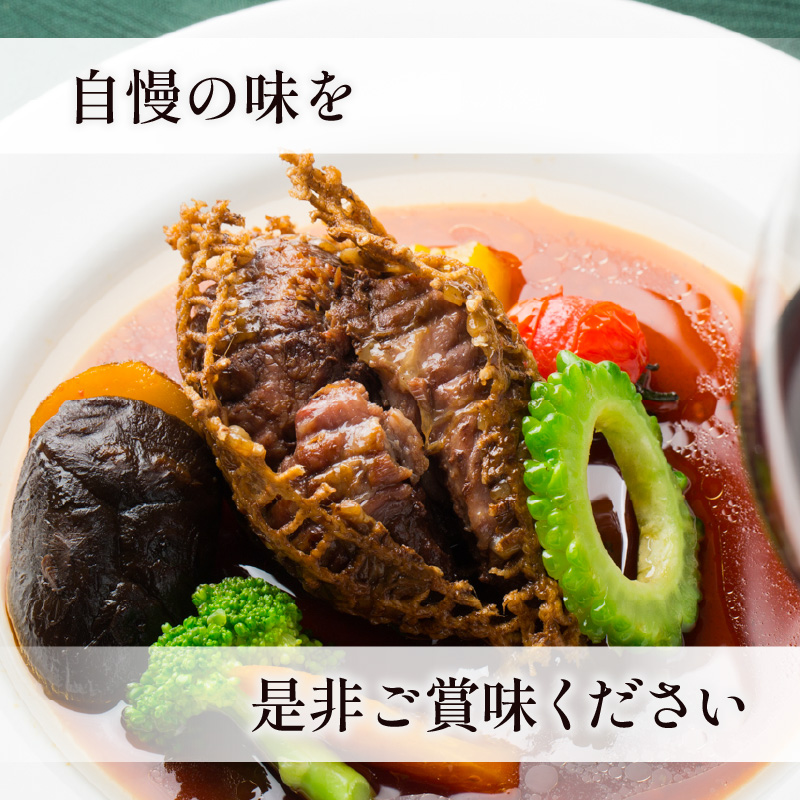 【洋食グリル肝付】黒毛和牛ビーフシチュー和風網焼き仕立て　K084-006