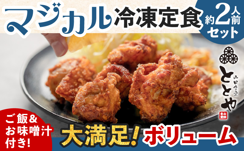 マジカル冷凍定食　から揚げ定食　K258-003