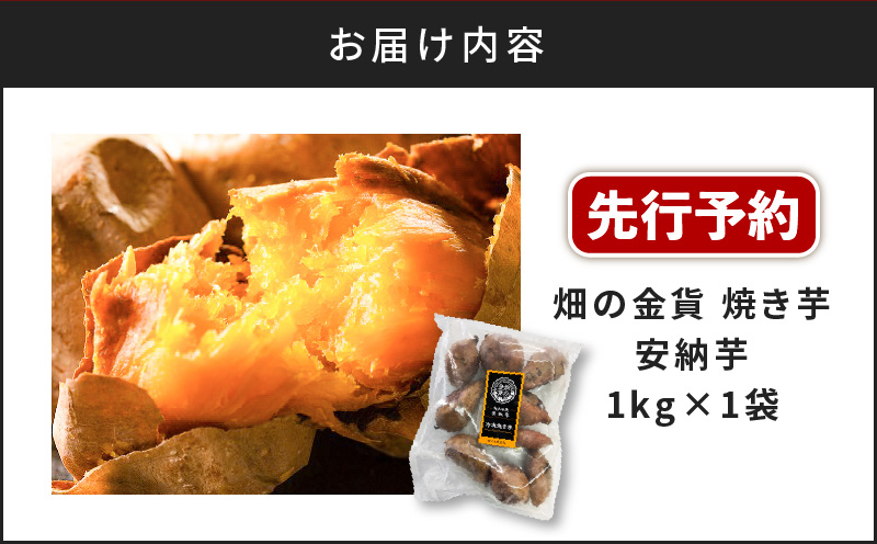 【先行予約】畑の金貨 焼き芋安納芋 1kg　K181-002_02