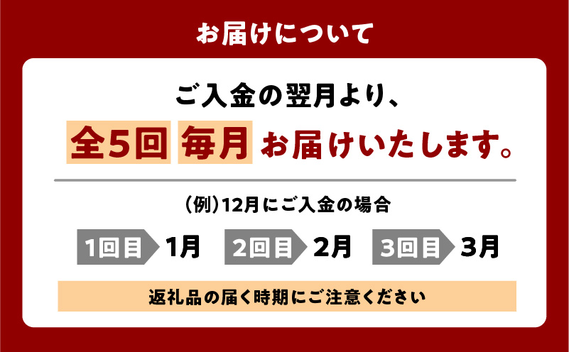 【全5回】一家に一肉！鹿児島の万能お肉定期便　K000-T2326