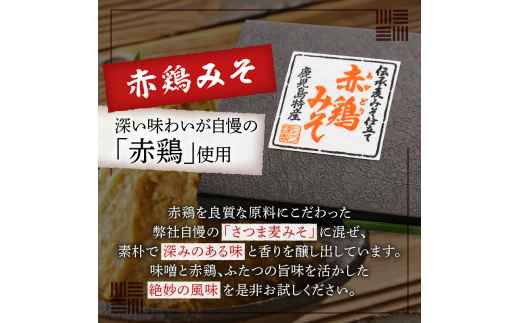 ヒシク藤安醸造　黒豚赤鶏みそ二点セット　K026-004
