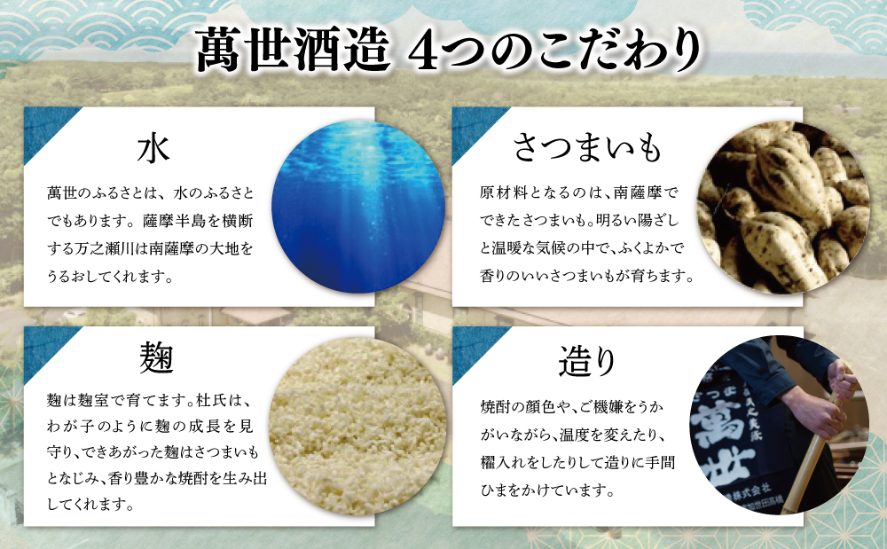 【蔵元直送】萬世酒造 松鳴館 10年貯蔵 1.8L 本格芋焼酎 芋焼酎 25度 米麹 ハイボール お湯割り 水割り ロック ギフト セット 南さつま市