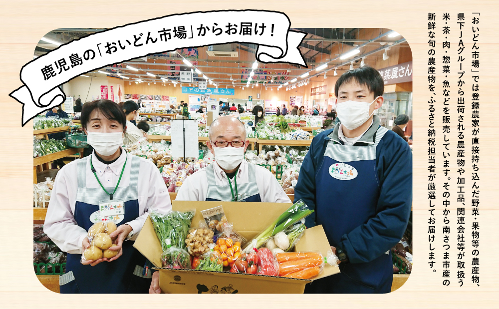 【JA直売所セレクト】旬鮮野菜・果物セット（12～14品目）