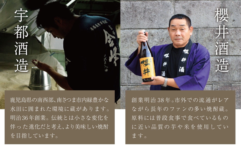 【本格芋焼酎】南さつま厳選芋焼酎1.8L 4本セット（紅） 飲み比べ 家飲み 宅飲み 芋焼酎 お酒 ギフト ご贈答 お湯割り 水割り ロック 南さつま市 プレゼント 記念品