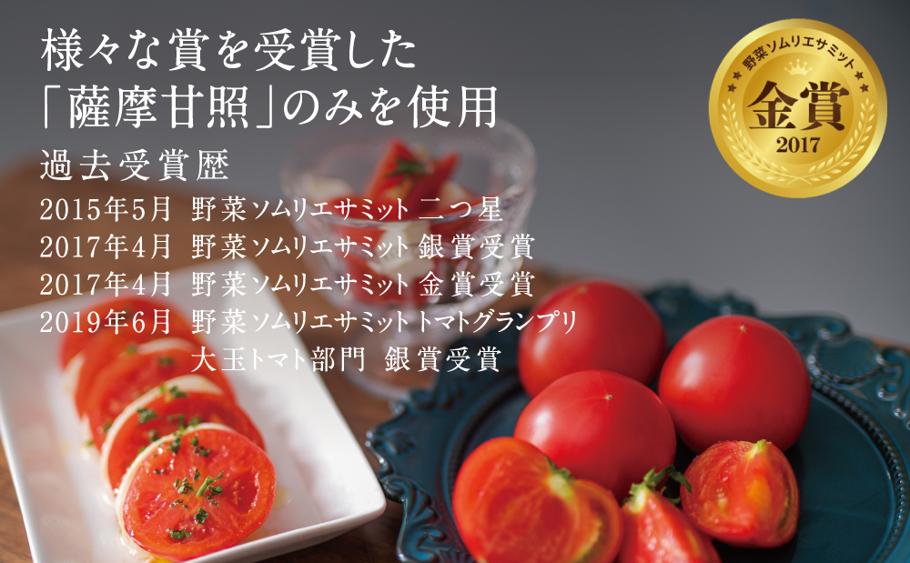 鹿児島県産 フルーツトマト 薩摩甘照ジュース 計1L（500ml×2本）