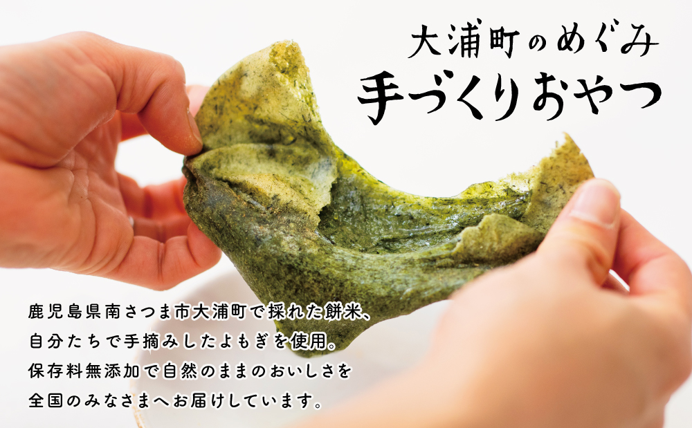 【鹿児島の郷土菓子】手摘み よもぎ餅 4個×5袋 計20個