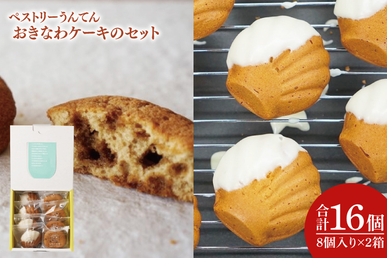 BN001　【ペストリーうんてん】おきなわケーキのセット 8個入り×2