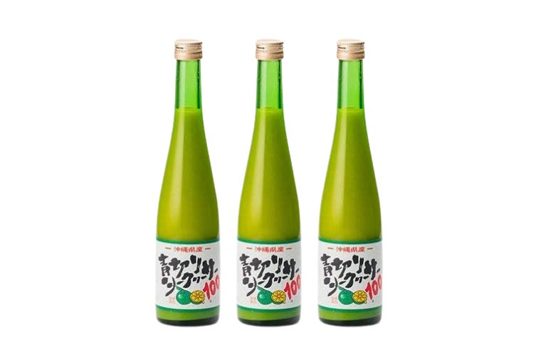 AD001-1　沖縄県産青切りシークヮーサー500ml　３本セット