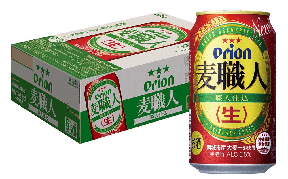オリオンビール　オリオン麦職人　発泡酒（350ml×24缶）