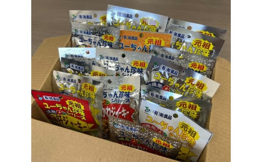 お得な沖縄珍味ジャーキーセット【８種１６袋セット】